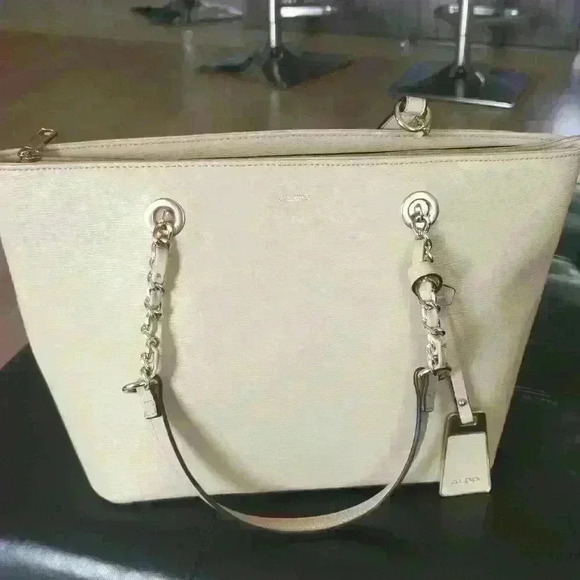 Aldo Tote Chain Bag Bone Color - Picture 1 of 13